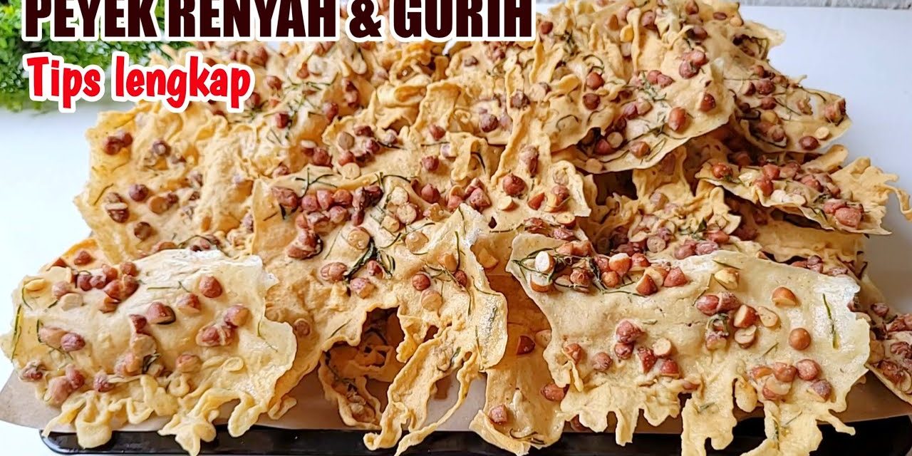 Cara Membuat Peyek Renyah Alami Dan Tahan Lama