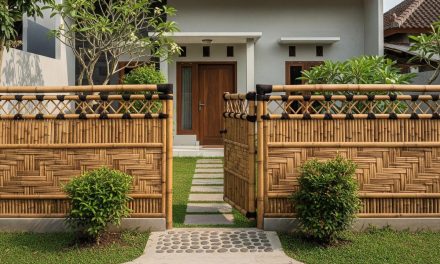 Ide Pagar Rumah Kampung Natural Yang Menenangkan Mata