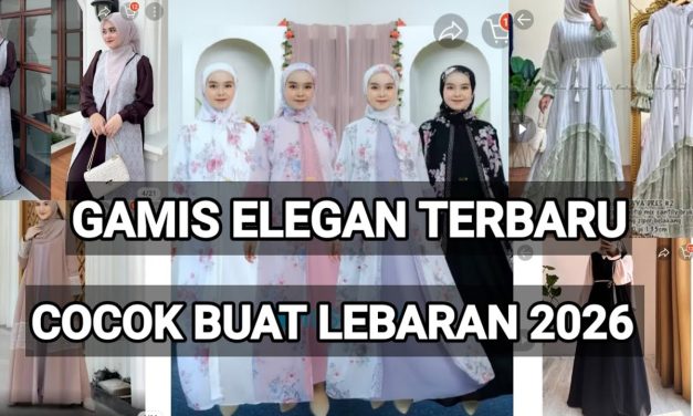Inspirasi 9 Gamis Kombinasi Atas Bawah Untuk Lebaran 2026
