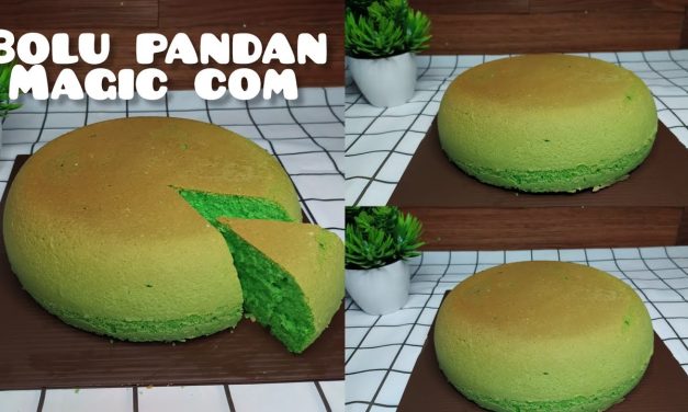 Bikin Bolu Pandan Di Magic Com, Takaran Sendok Hasil Lembut