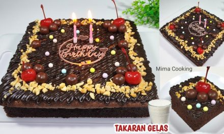 Brownies Kue Ultah Takaran Gelas: Praktis Dan Super Legit