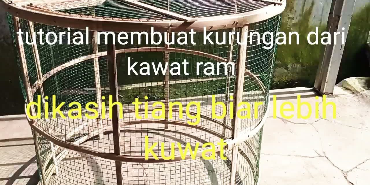 Kandang Ayam Dari Kawat Ram, Cocok Untuk Peternak Pemula