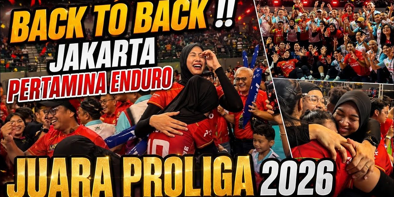 Back To Back Champion! Jakarta Pertamina Enduro Kuasai Proliga