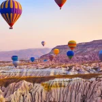 Cappadocia Juara Satu Dalam Pemandangan Dari Atas Langit
