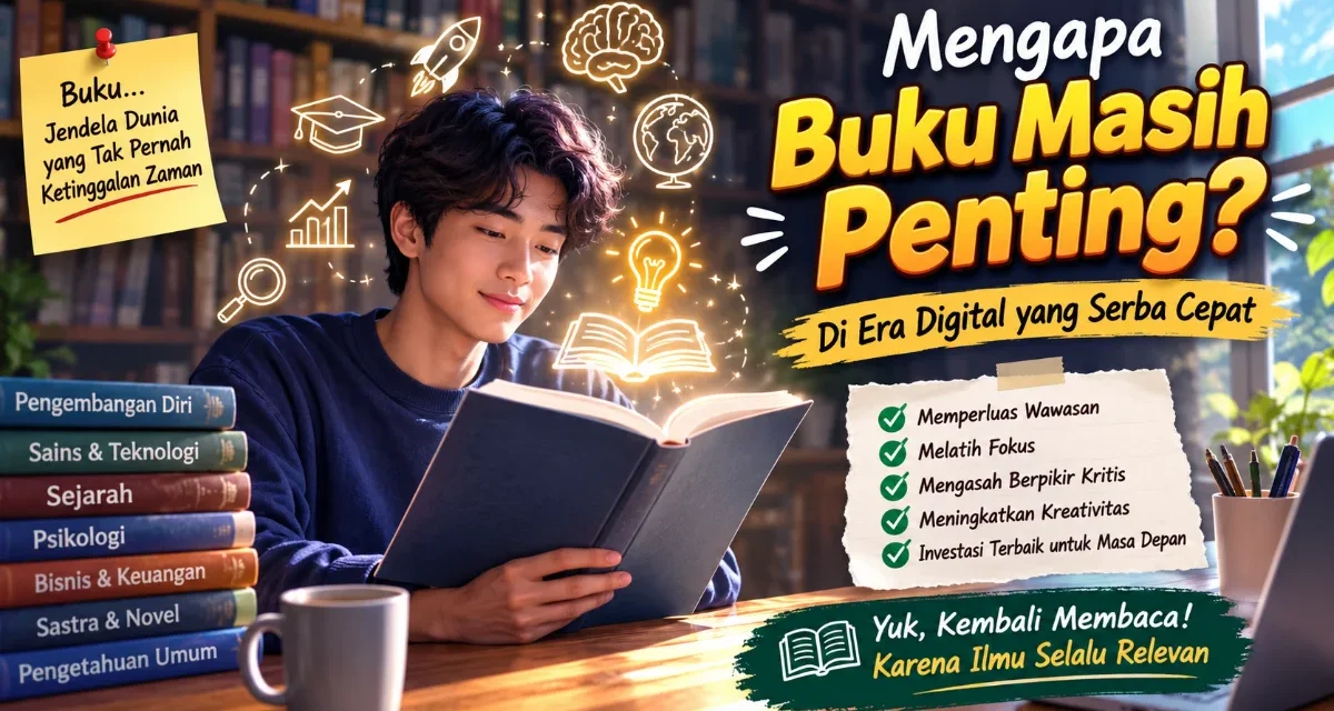 Mengapa Membaca Sangat Penting Di Era Digital? Ini Alasannya