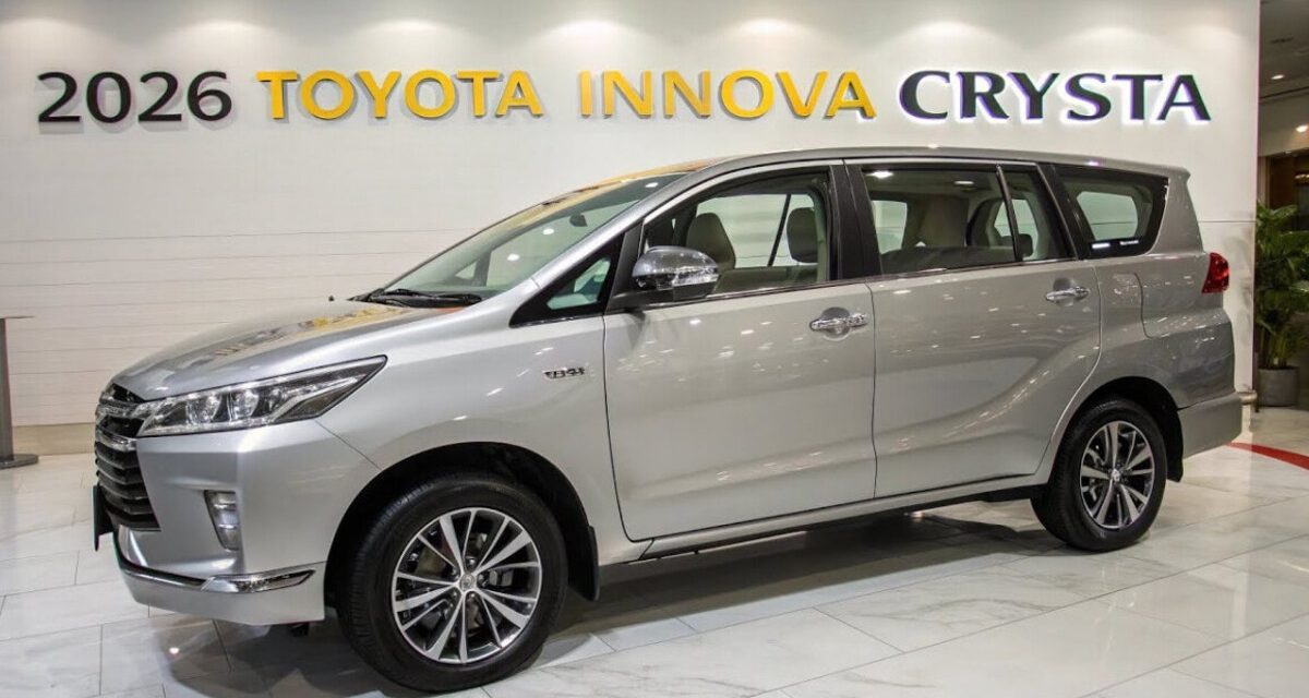 Toyota Innova Crysta 2026 Bawa Perubahan Besar, Ini Yang Baru
